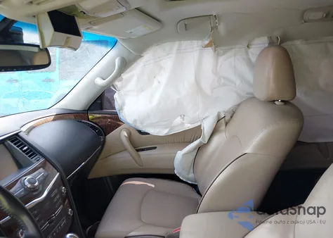 2017 Nissan Armada Sl из США, поврежденный, VIN JN8AY2NC9H9502917